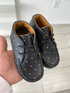 Porte Black and Gold Heart Baby Bootie-Tassel Children Shoes