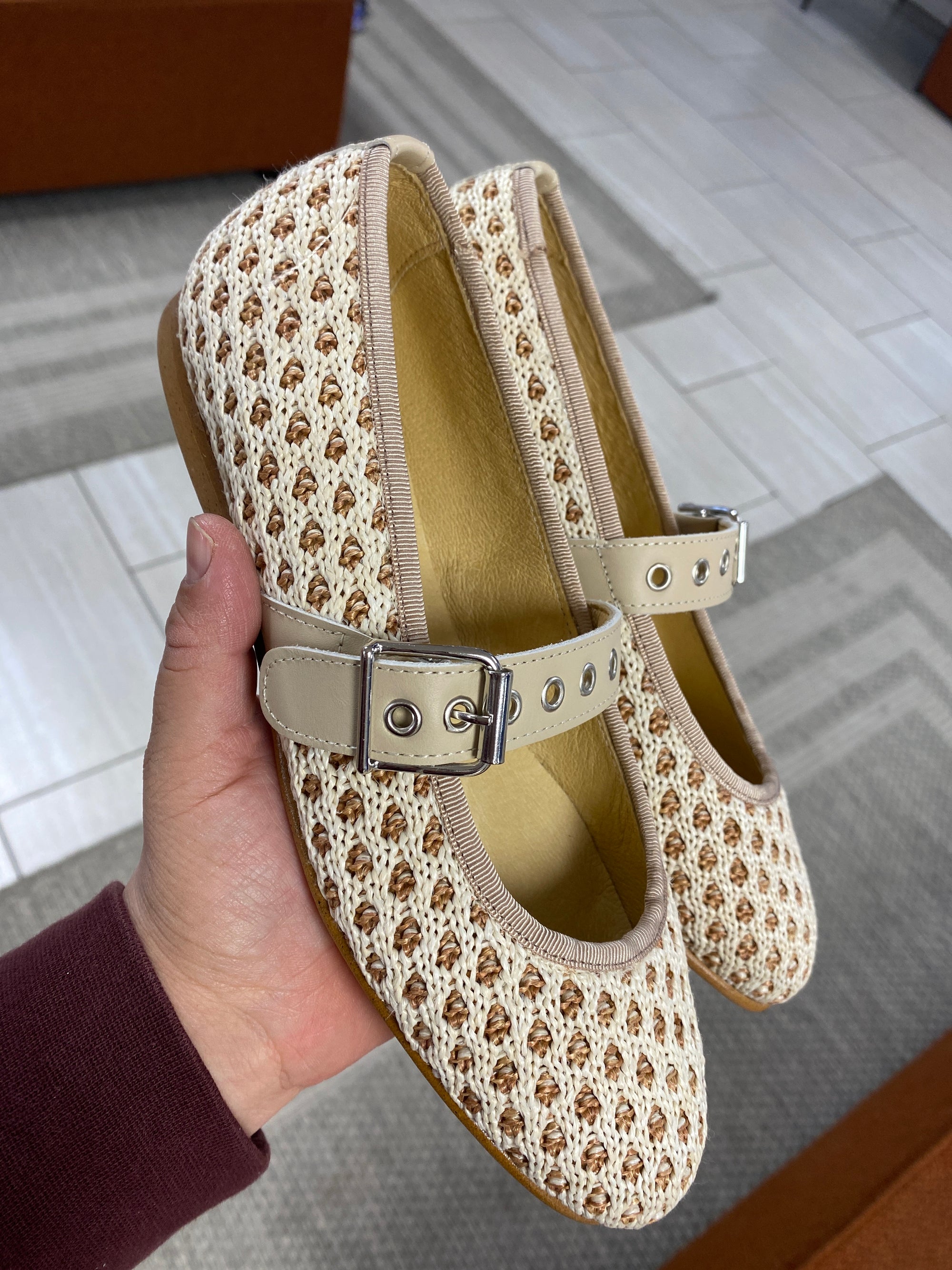 Spain+Co Toasted Brown Buckle Mary Jane-Tassel Children Shoes