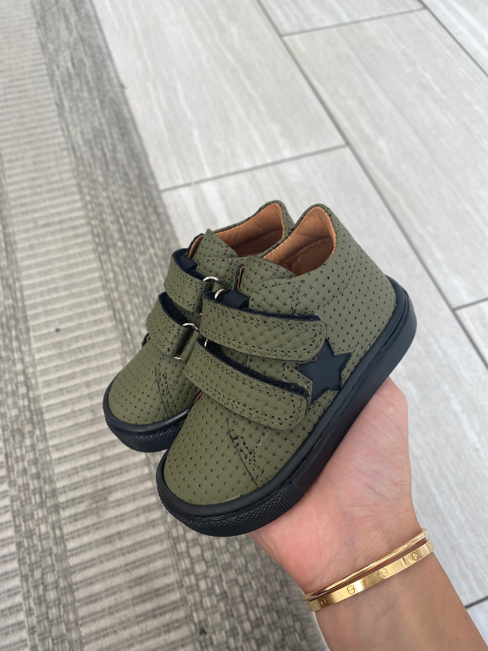 Atlanta Mocassin Earth Rubber Star Baby Sneaker-Tassel Children Shoes
