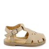 Papanatas Latte Perforated Closed Toe Sandal-Tassel Children Shoes