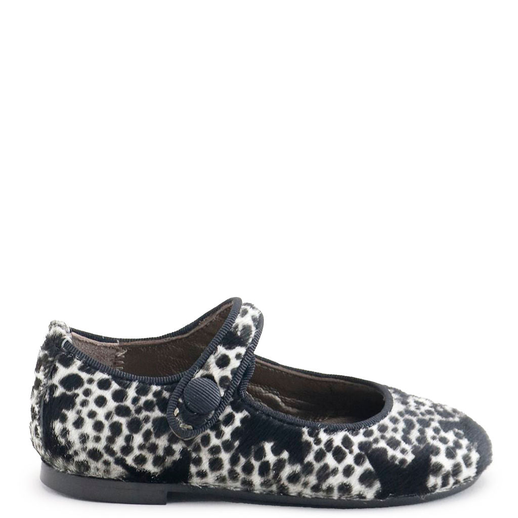 Papanatas Pony Hair Star Mary Jane-Tassel Children Shoes