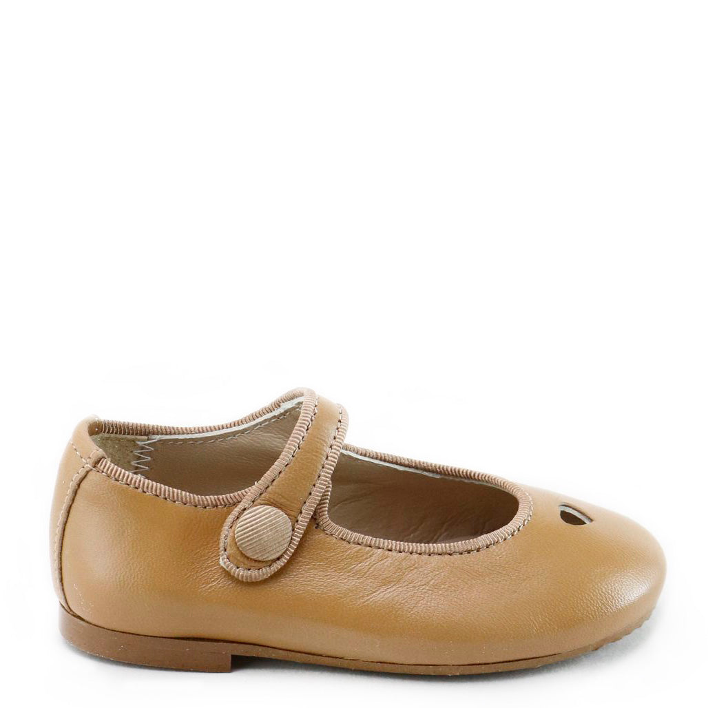 Papanatas Camel Heart Mary Jane-Tassel Children Shoes