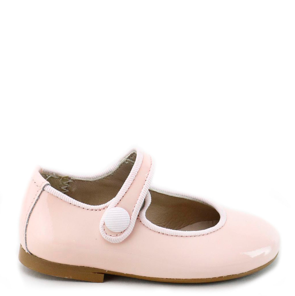 Papanatas Ballerina Pink Patent Mary Jane-Tassel Children Shoes