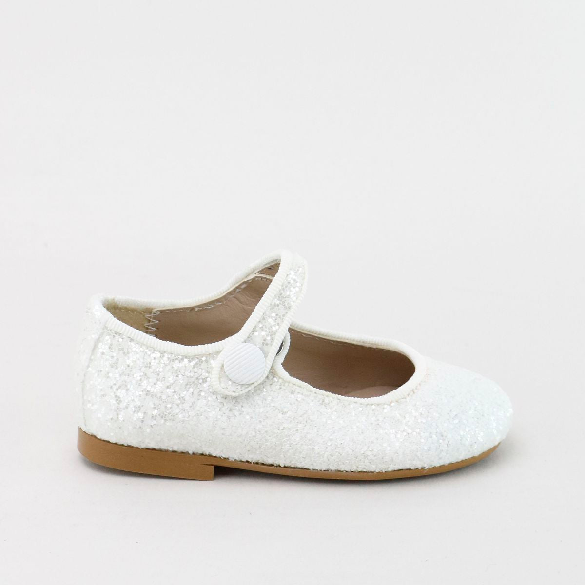 Papanatas Ice Glitter Mary Jane-Tassel Children Shoes