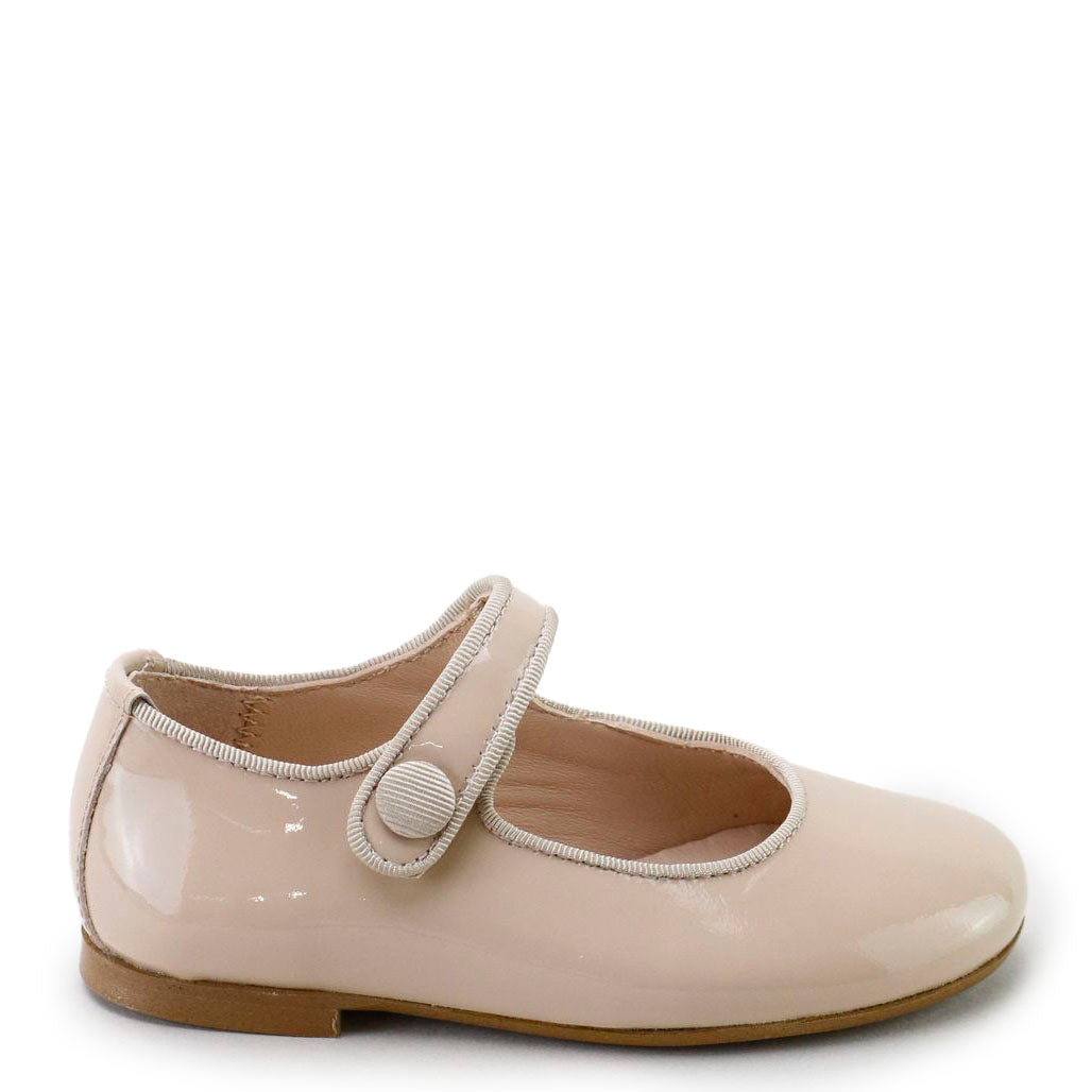 Papanatas Skin Patent Mary Jane-Tassel Children Shoes