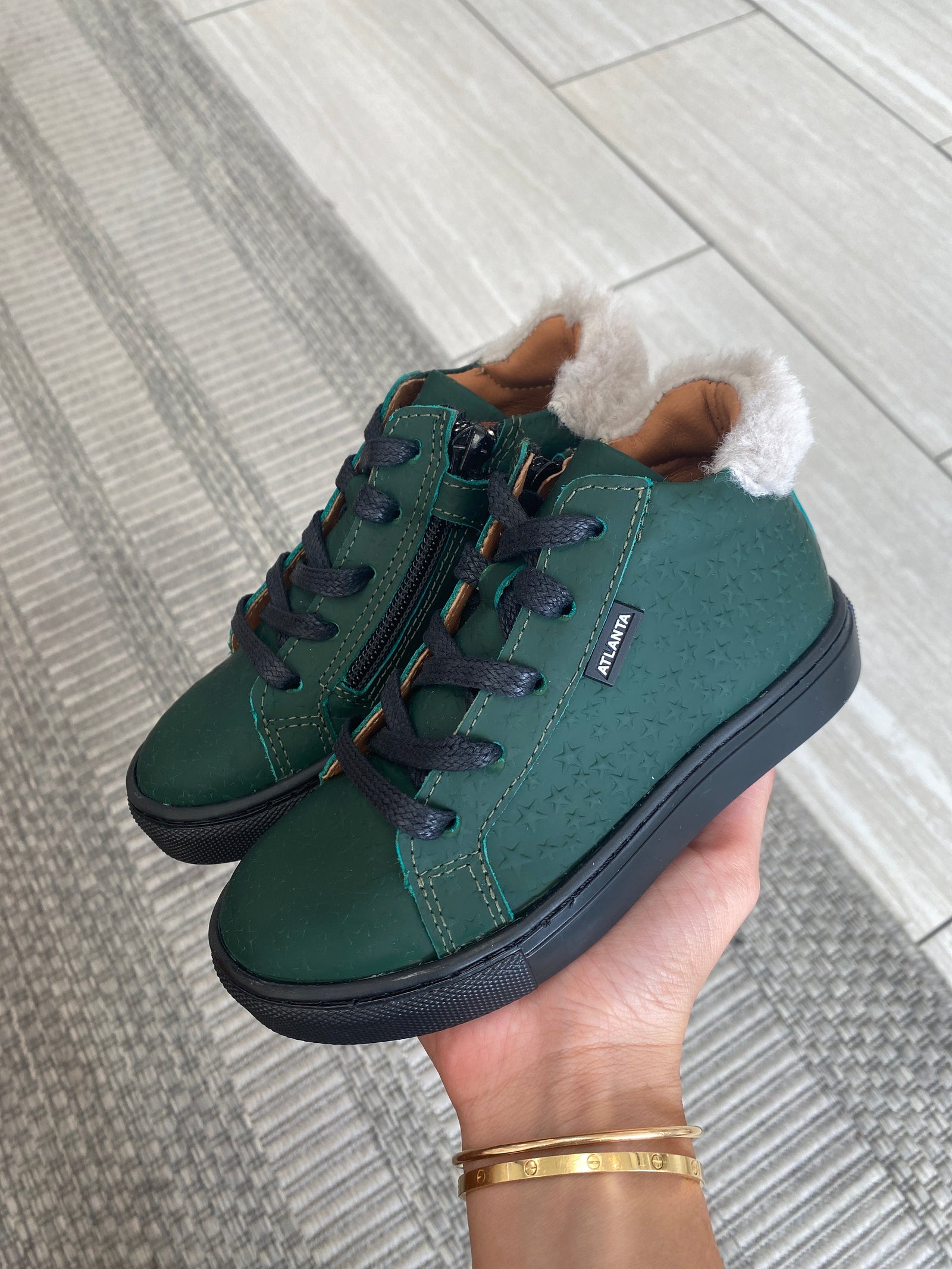 Atlanta Mocassin Huter Star Mid Top Sneaker-Tassel Children Shoes