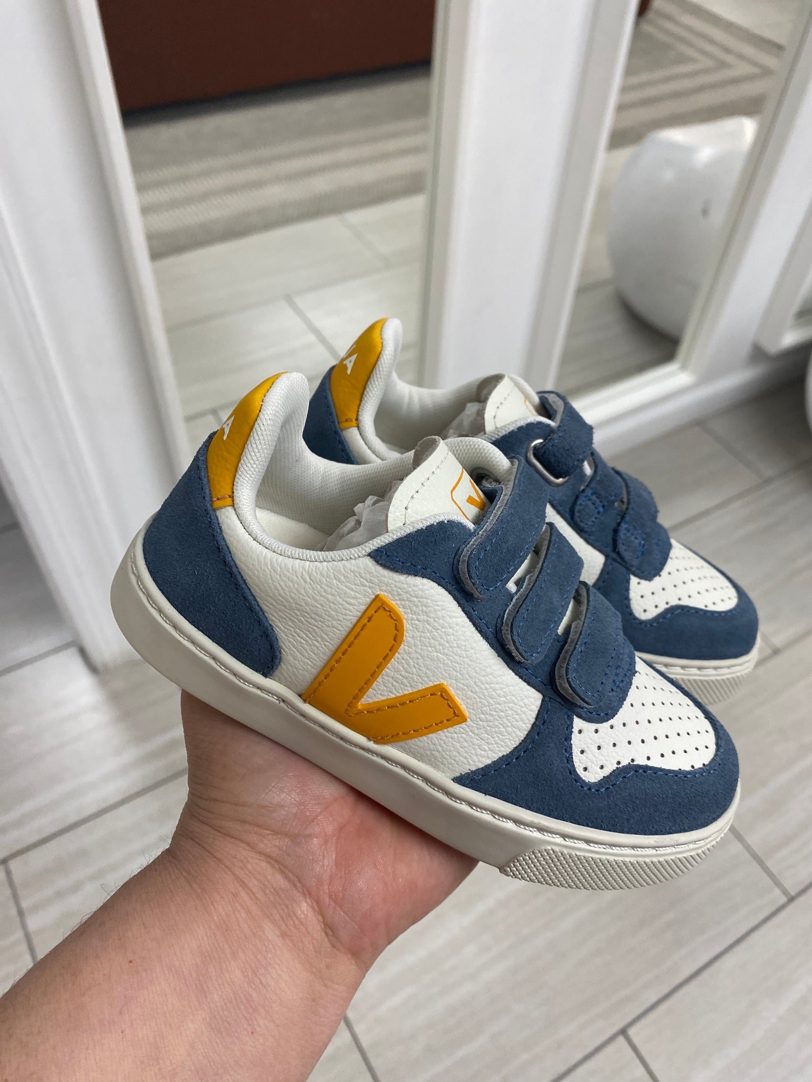 Vejs Ouro California Velcro Sneaker-Tassel Children Shoes