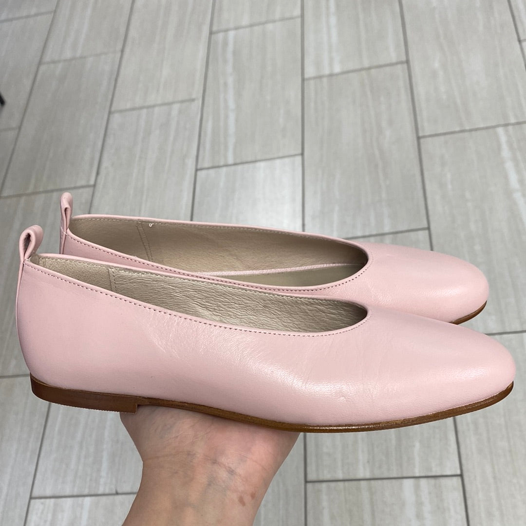 Spain+Co Light Pink V Flat-Tassel Children Shoes