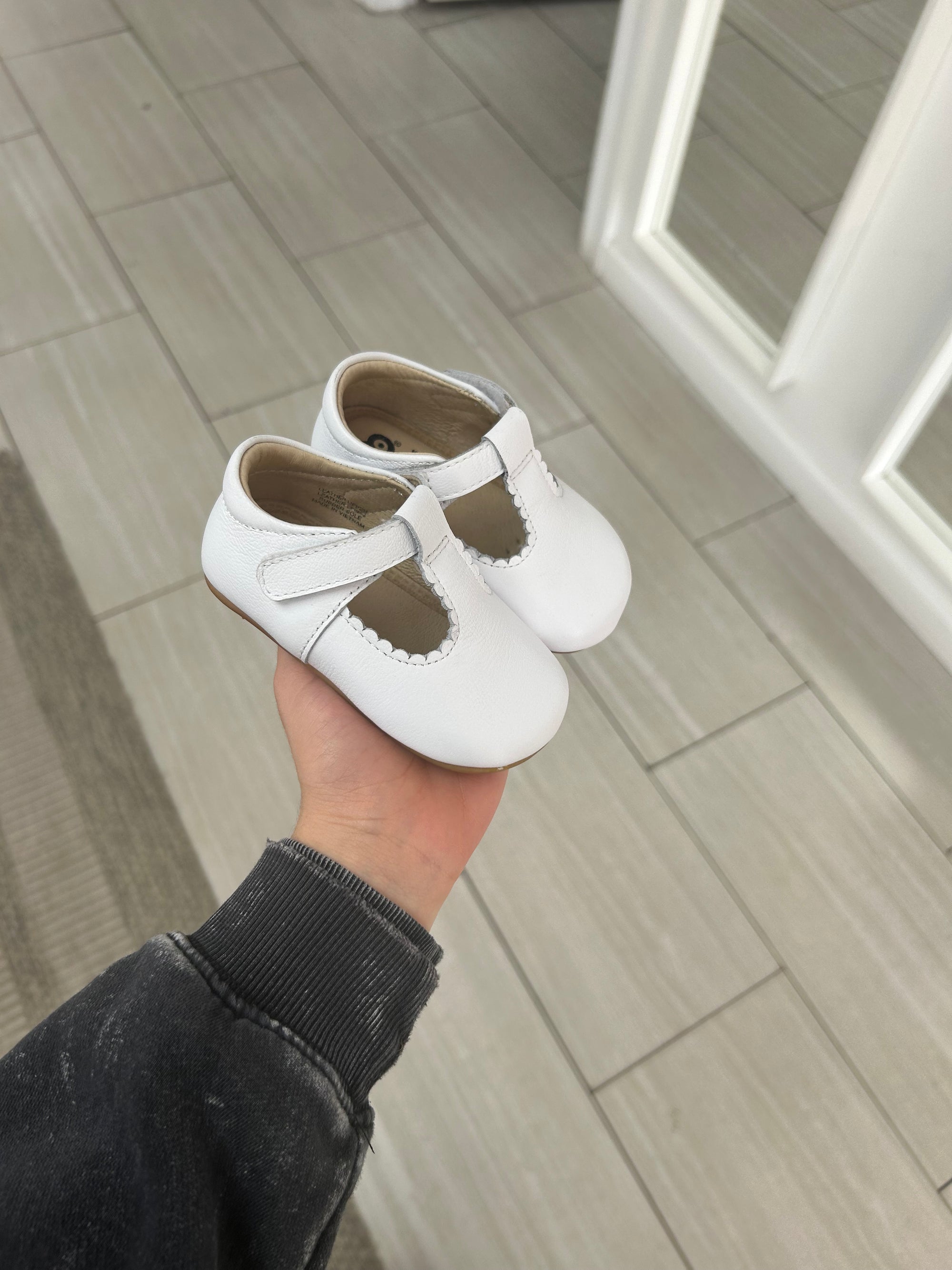 Old Soles Cream Soft Sole-Tassel Children Shoes