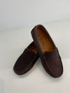 Atlanta Mocassin Brown Twill Loafer-Tassel Children Shoes
