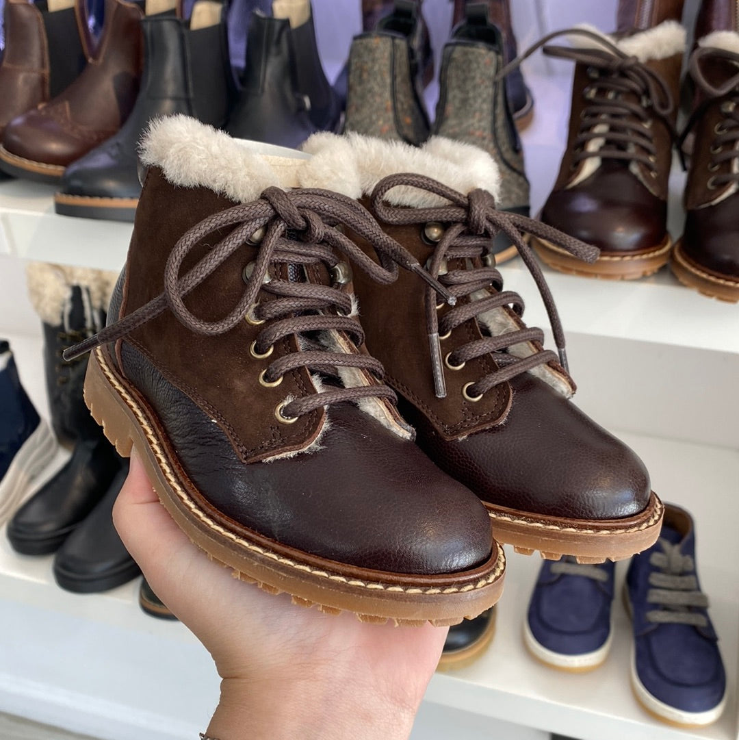 Bonpoint Brown Danton Boot-Tassel Children Shoes
