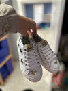 MAA Gold Heart Zipper Sneaker-Tassel Children Shoes