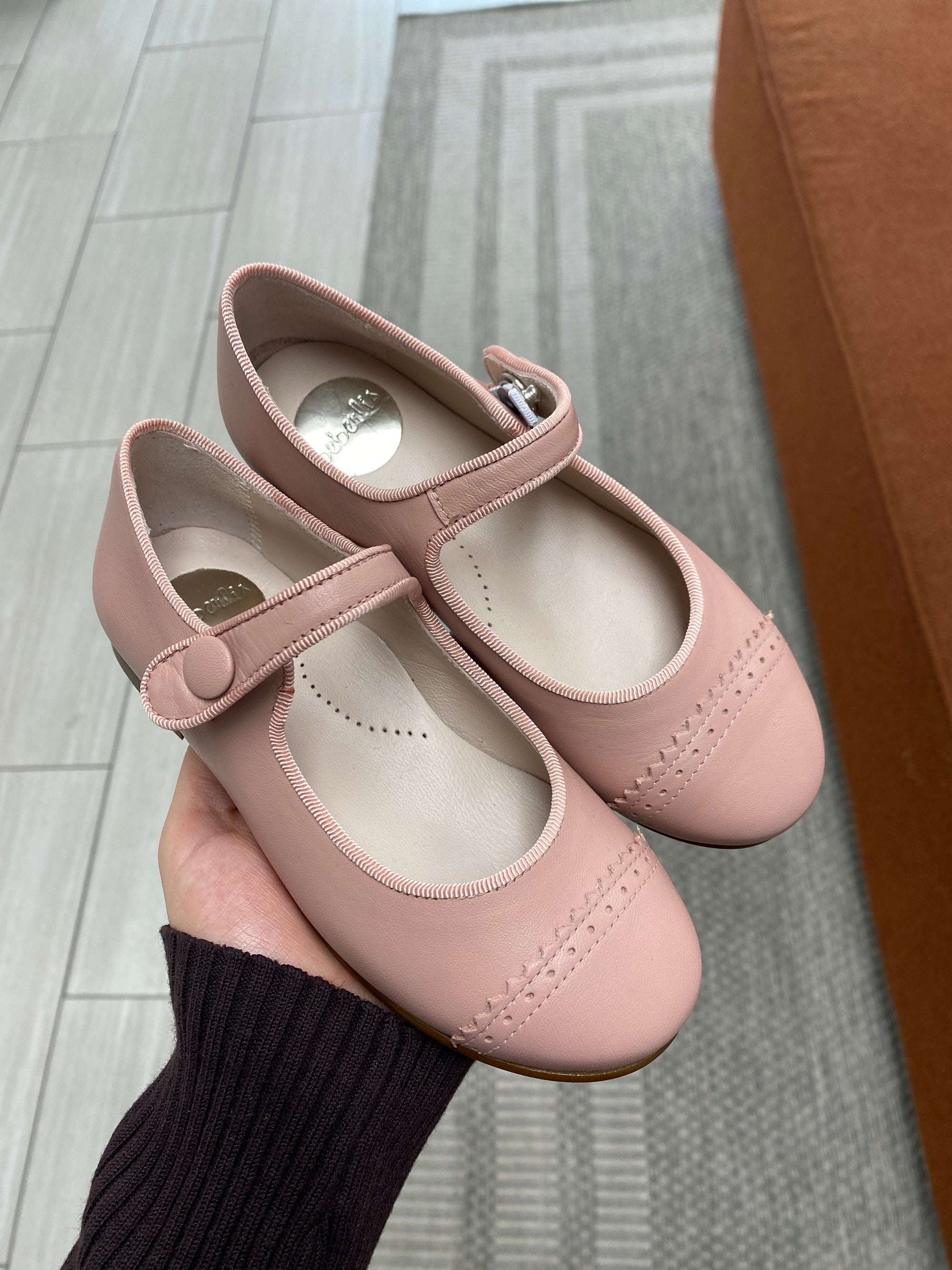Beberlis Candy Captoe Mary Jane-Tassel Children Shoes