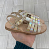 Manuela Iridescent Gladiator Sandal-Tassel Children Shoes
