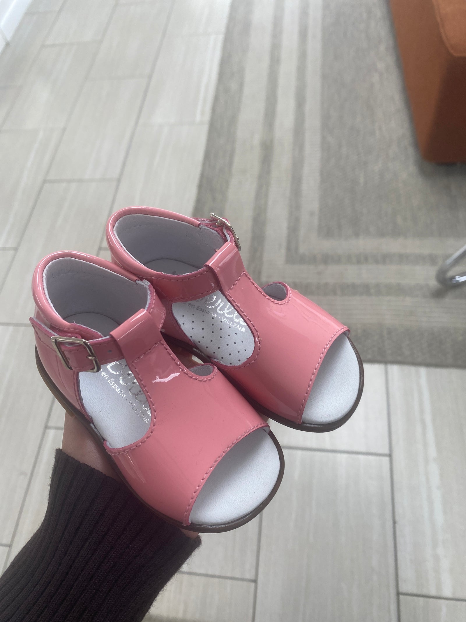 Beberlis Barbie Pink Baby Sandal-Tassel Children Shoes