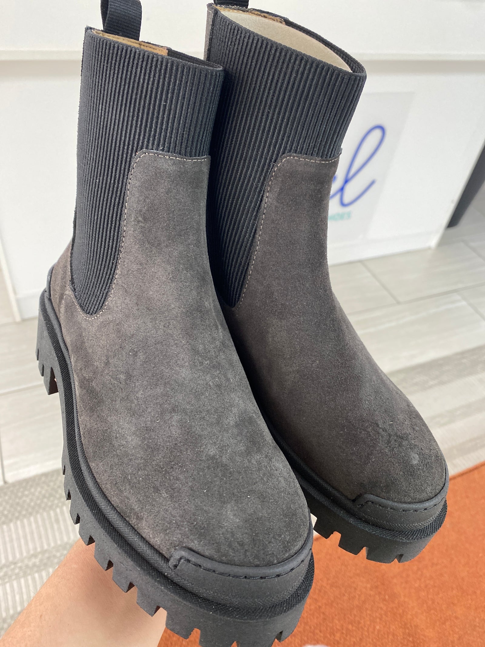 Angulus Smoke Elastic Bootie-Tassel Children Shoes