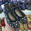 Papanatas Black Pearl Mary Jane-Tassel Children Shoes