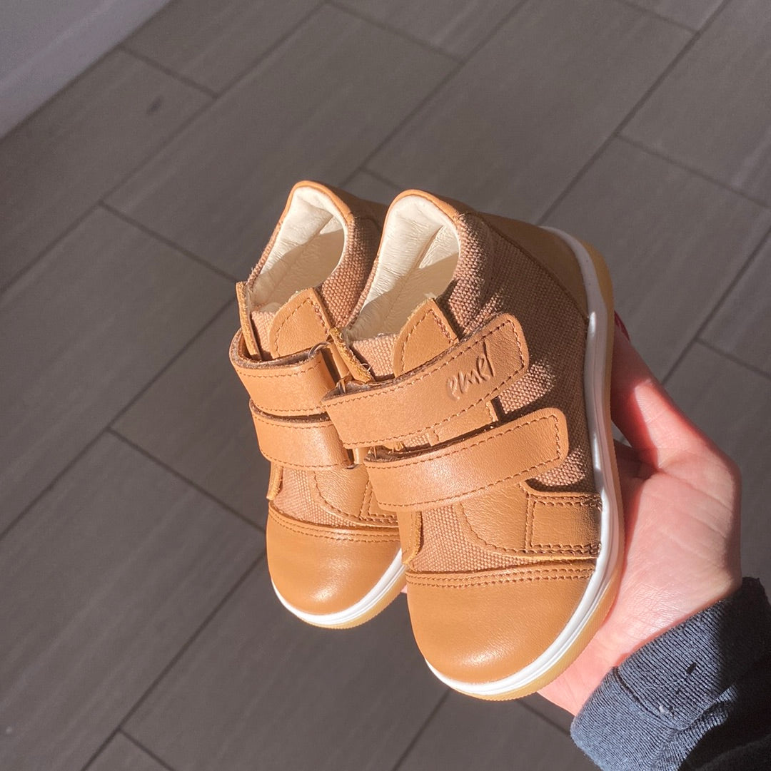 Emel Tan Velcro Baby Sneaker-Tassel Children Shoes