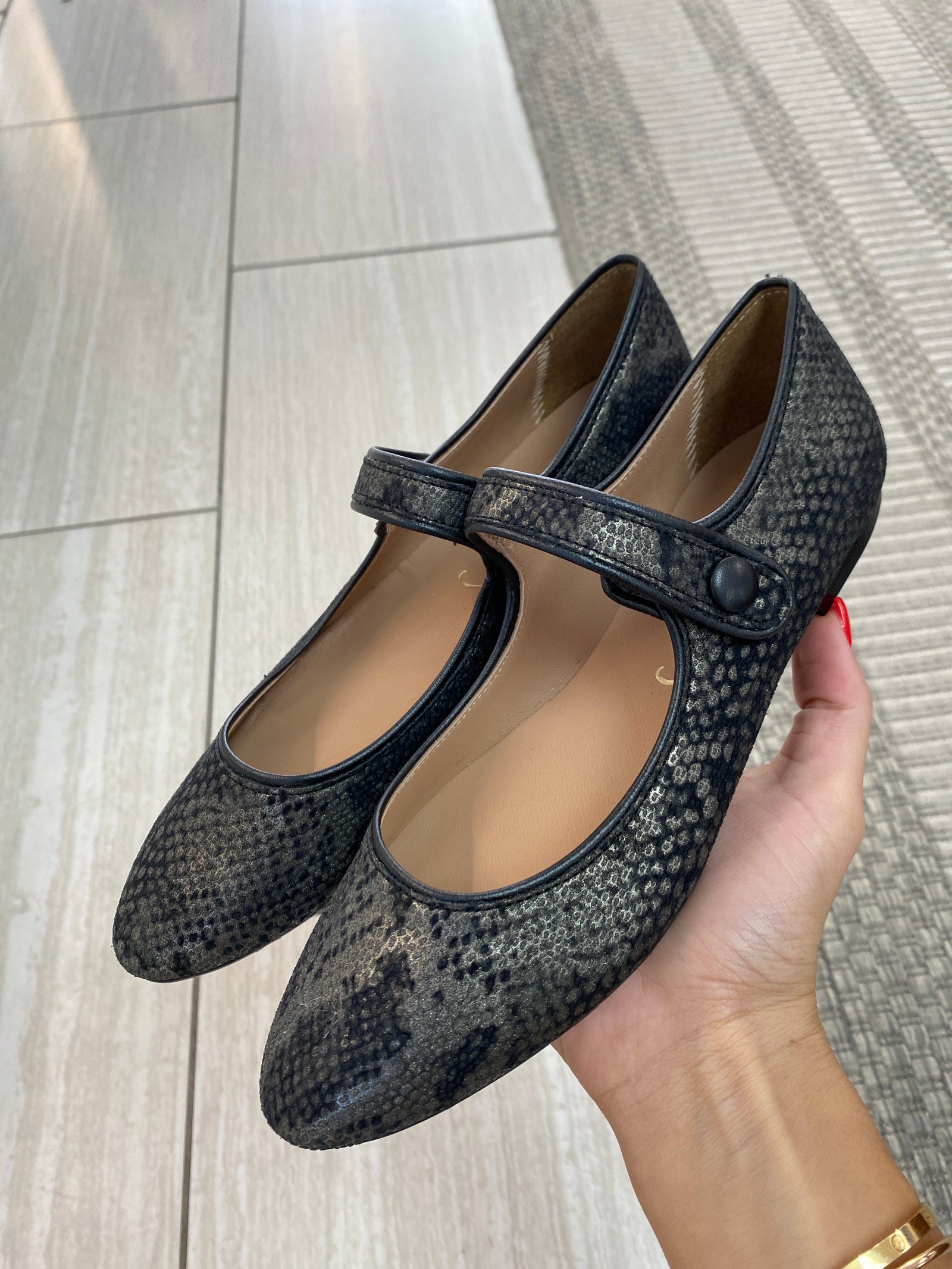 Papanatas Steel Snake Pointed Mary Jane-Tassel Children Shoes