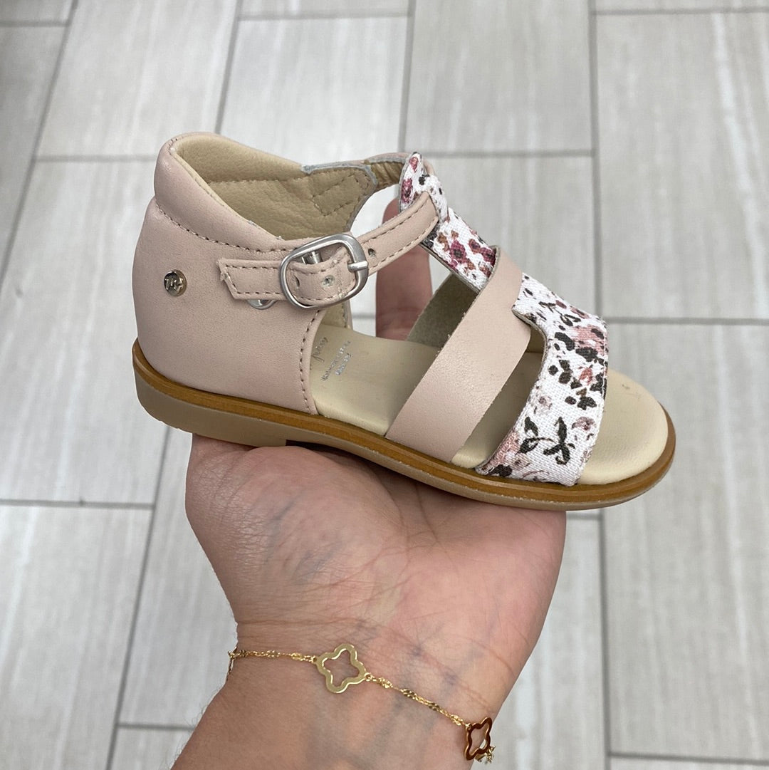 Manuela Rose Floral Baby Sandal-Tassel Children Shoes