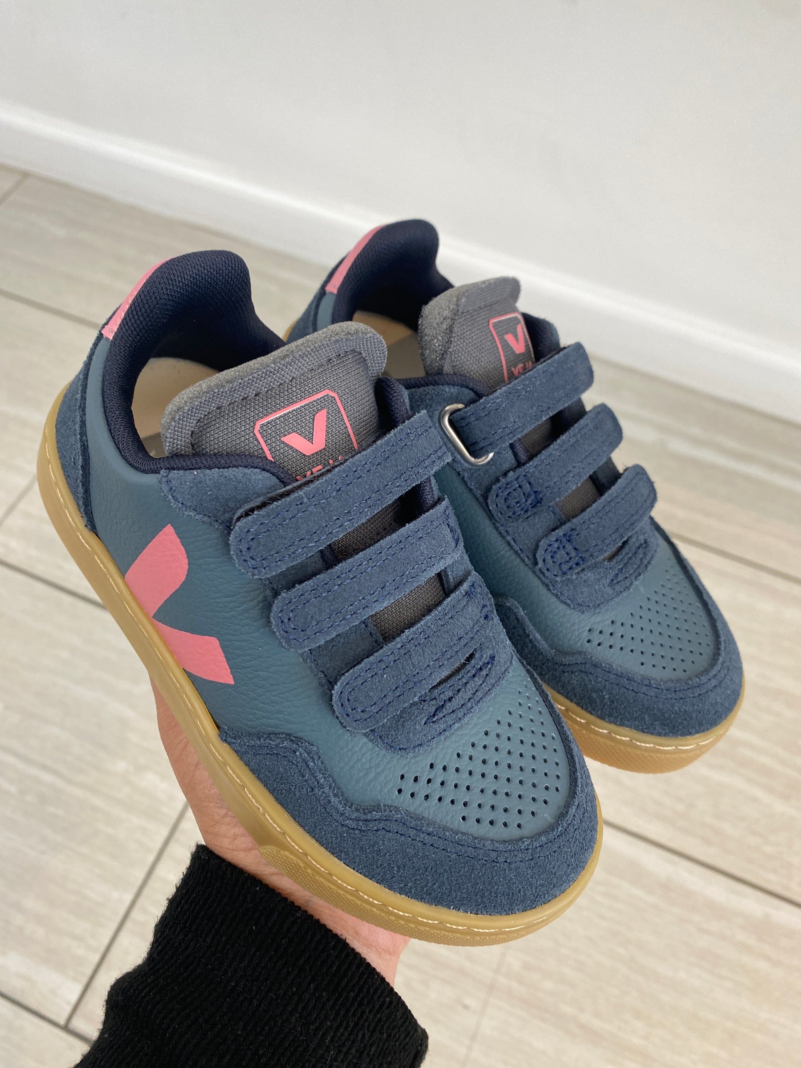 Veja Mary Nautico Velcro Sneaker-Tassel Children Shoes
