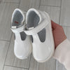 Beberlis White Patent Velcro Baby Sneaker-Tassel Children Shoes