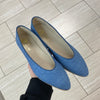 LMDI Denim Pointed Flat-Tassel Children Shoes