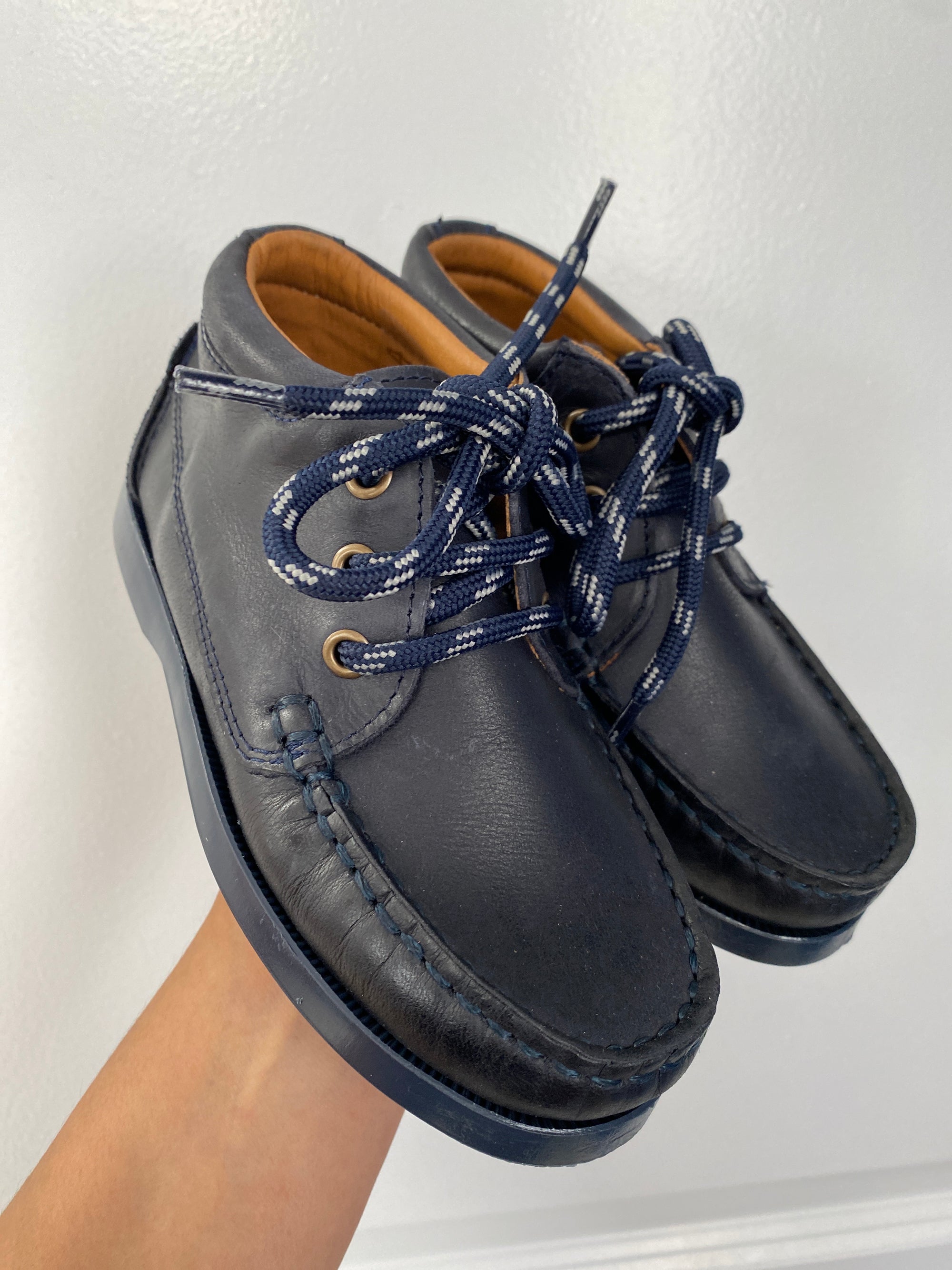 LMDI Navy Lace Bootie-Tassel Children Shoes