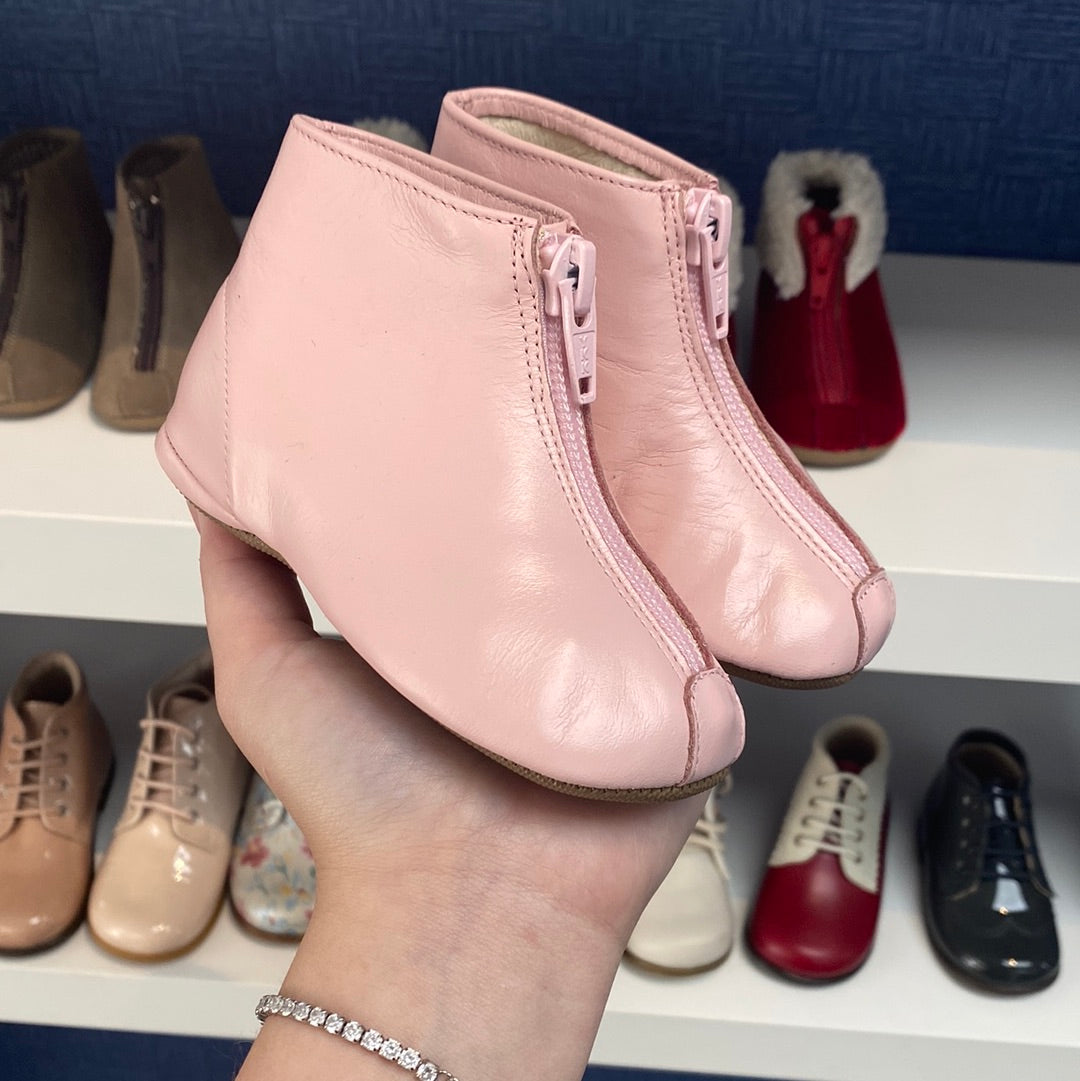 Pepe Baby Pink Zipper Bootie-Tassel Children Shoes