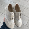 Manuela Beige Wingtip Derby-Tassel Children Shoes