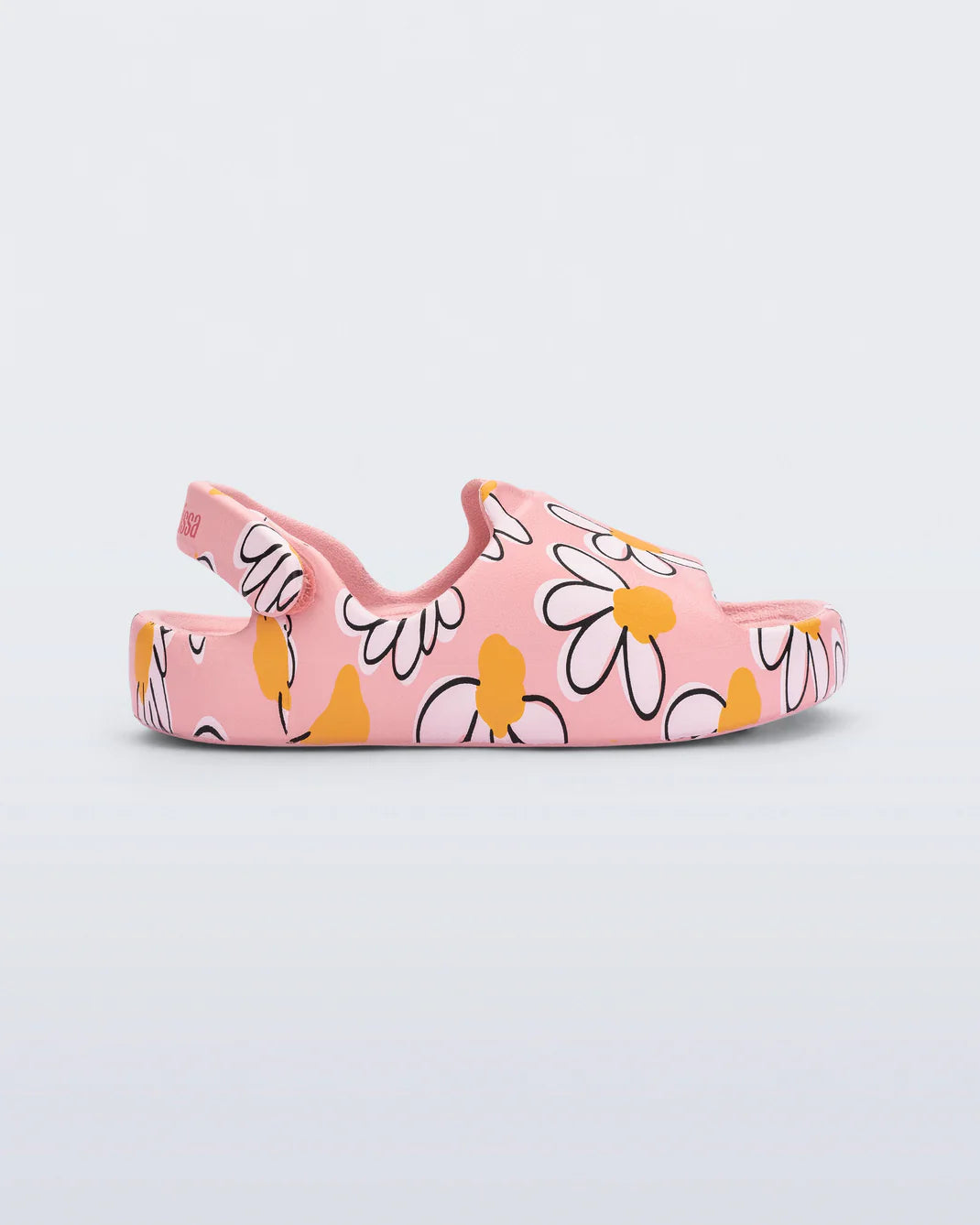 Mini Melissa Daisy Velcro Slide-Tassel Children Shoes