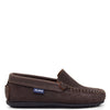 Atlanta Mocassin Brown Twill Loafer-Tassel Children Shoes
