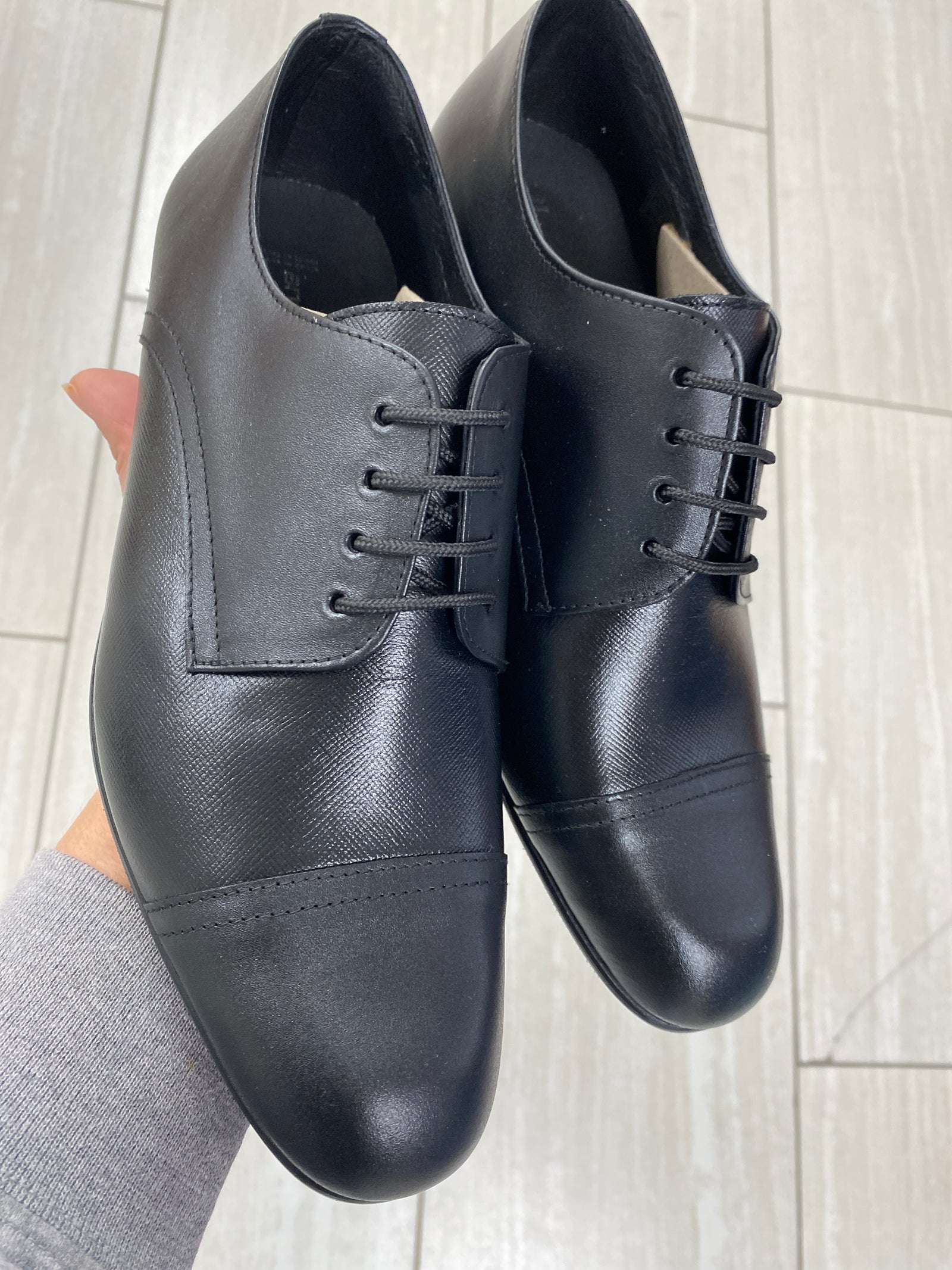 Andanines Black Lace Dress Shoe-Tassel Children Shoes