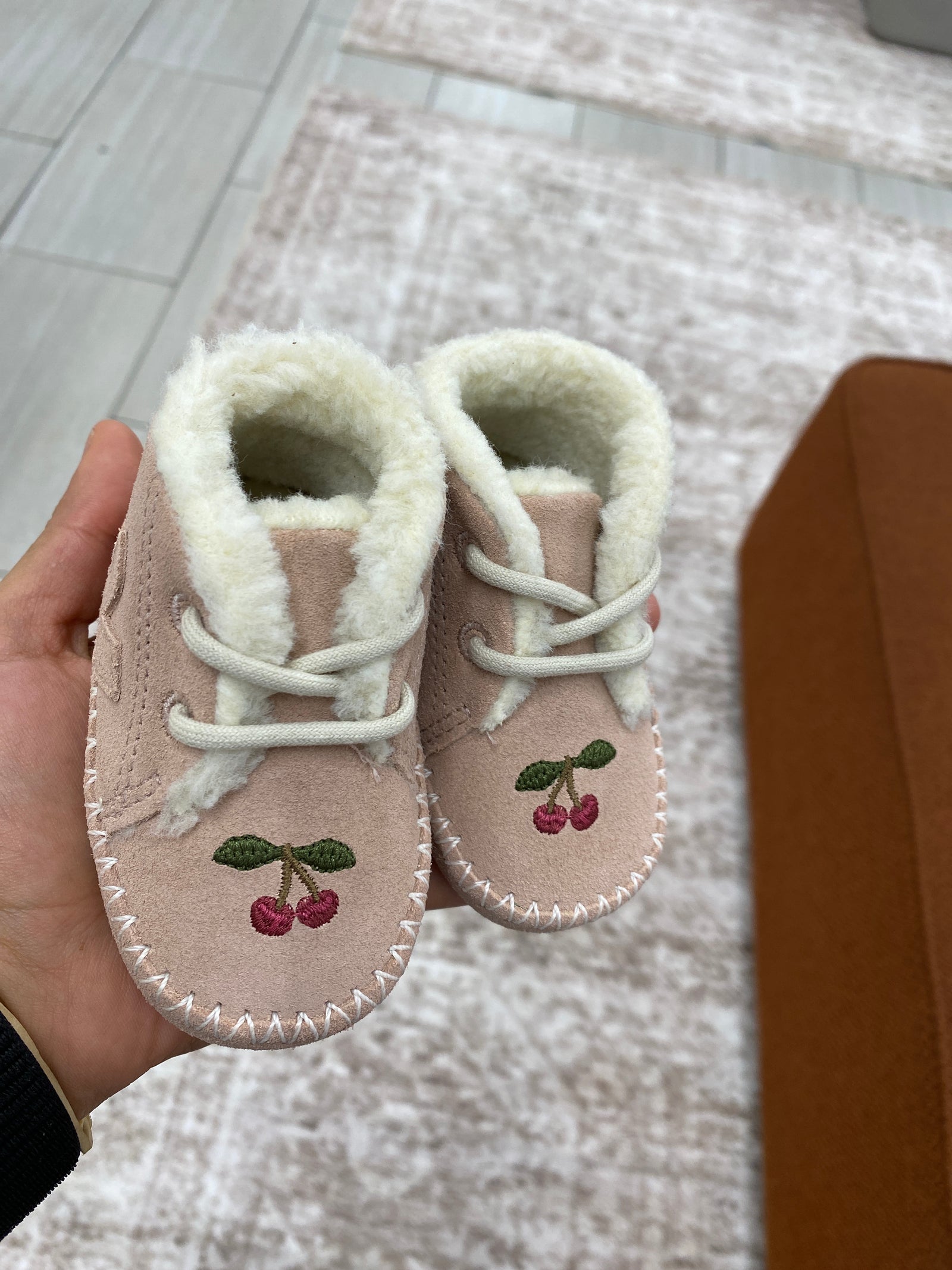 Veja x Konges Blush Cherry Softsole-Tassel Children Shoes