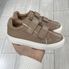 Porte Stone Taupe Velcro Sneaker-Tassel Children Shoes