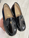 LMDI Black Florentic Lightening Loafer-Tassel Children Shoes