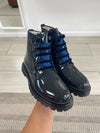 Jacadi Navy Patent Boot-Tassel Children Shoes