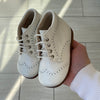 Beberlis Cream Wingtip Baby Bootie-Tassel Children Shoes