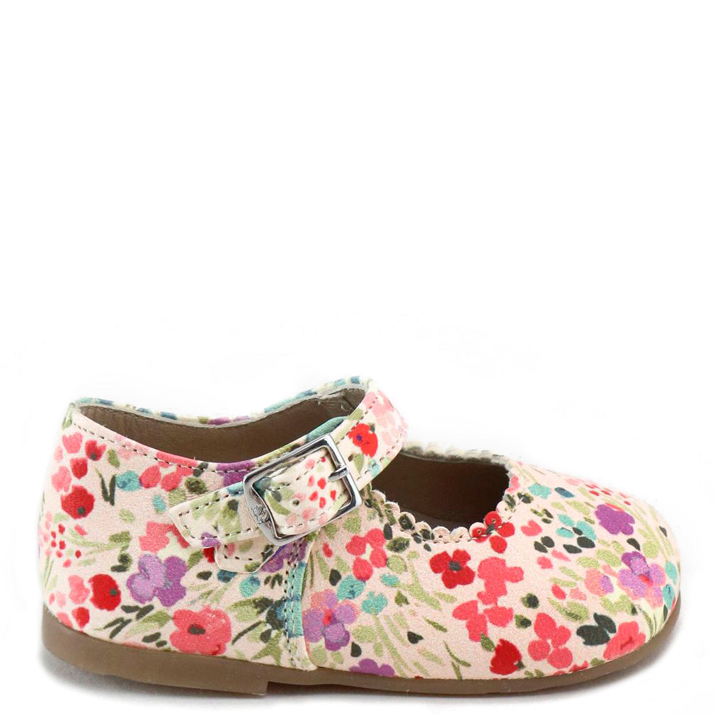 Papanatas Multi Flower Buckle Baby Shoe-Tassel Children Shoes