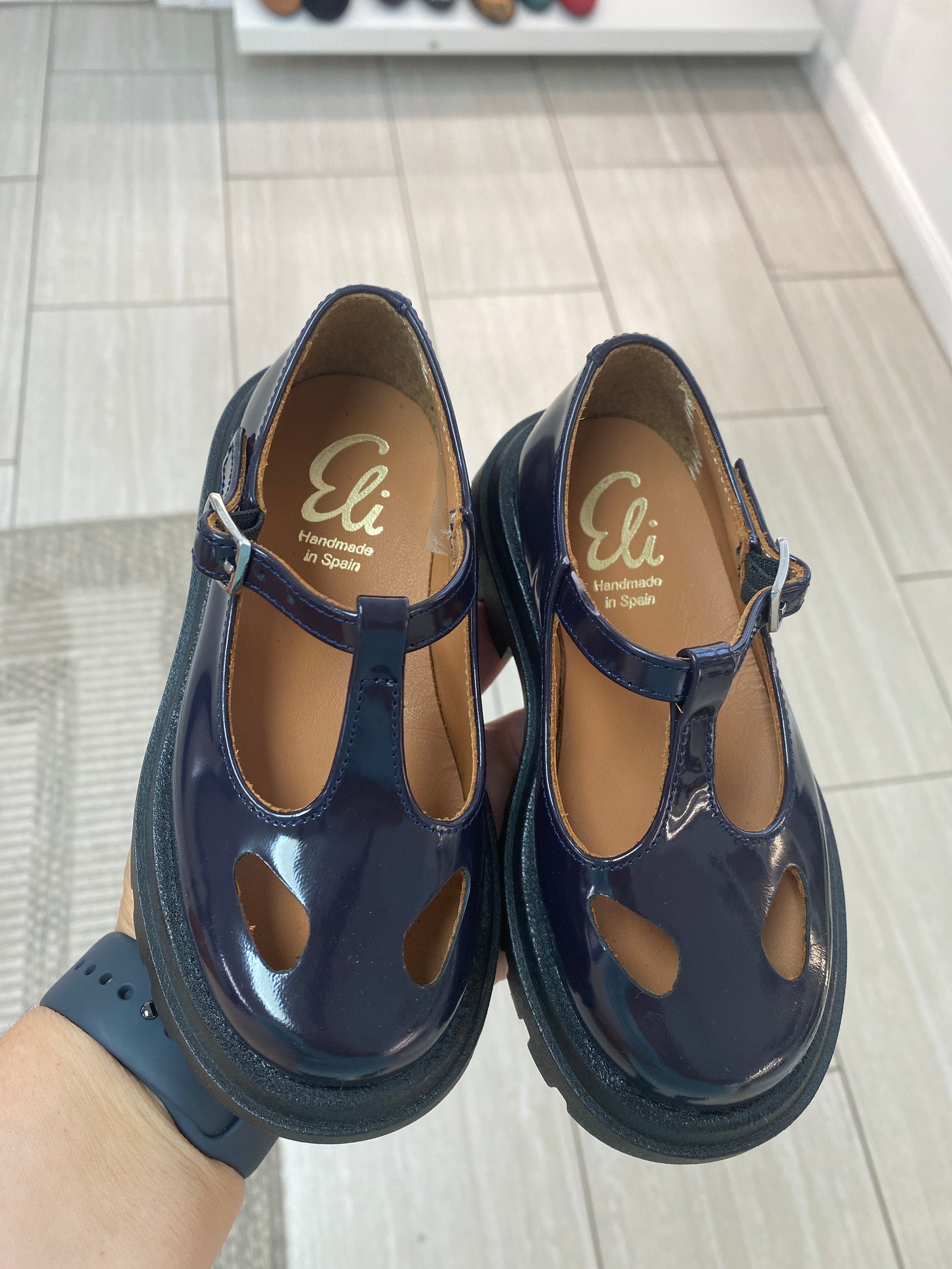 Papanatas Marino T Strap Chunky Loafer-Tassel Children Shoes