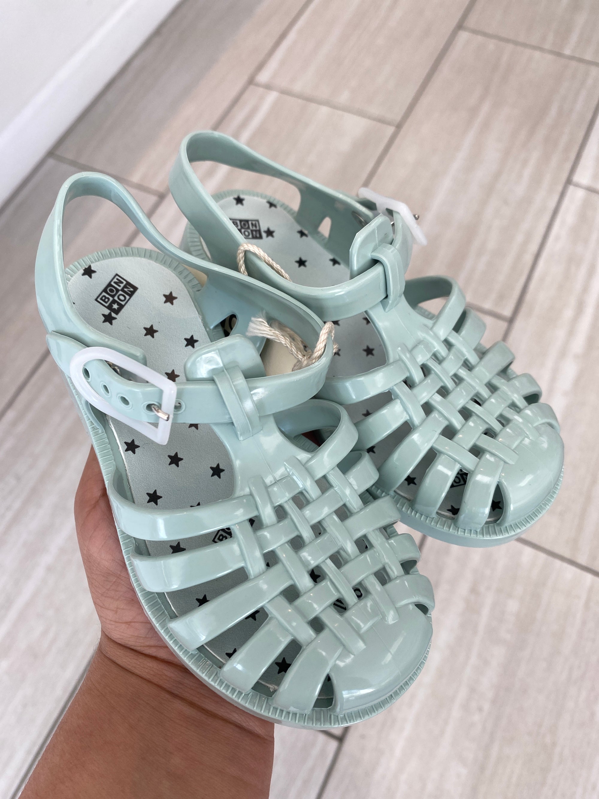 Bonton Bleu Jelly Gladiator Sandal-Tassel Children Shoes