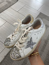 Golden Goose Glitter Star Sneaker-Tassel Children Shoes