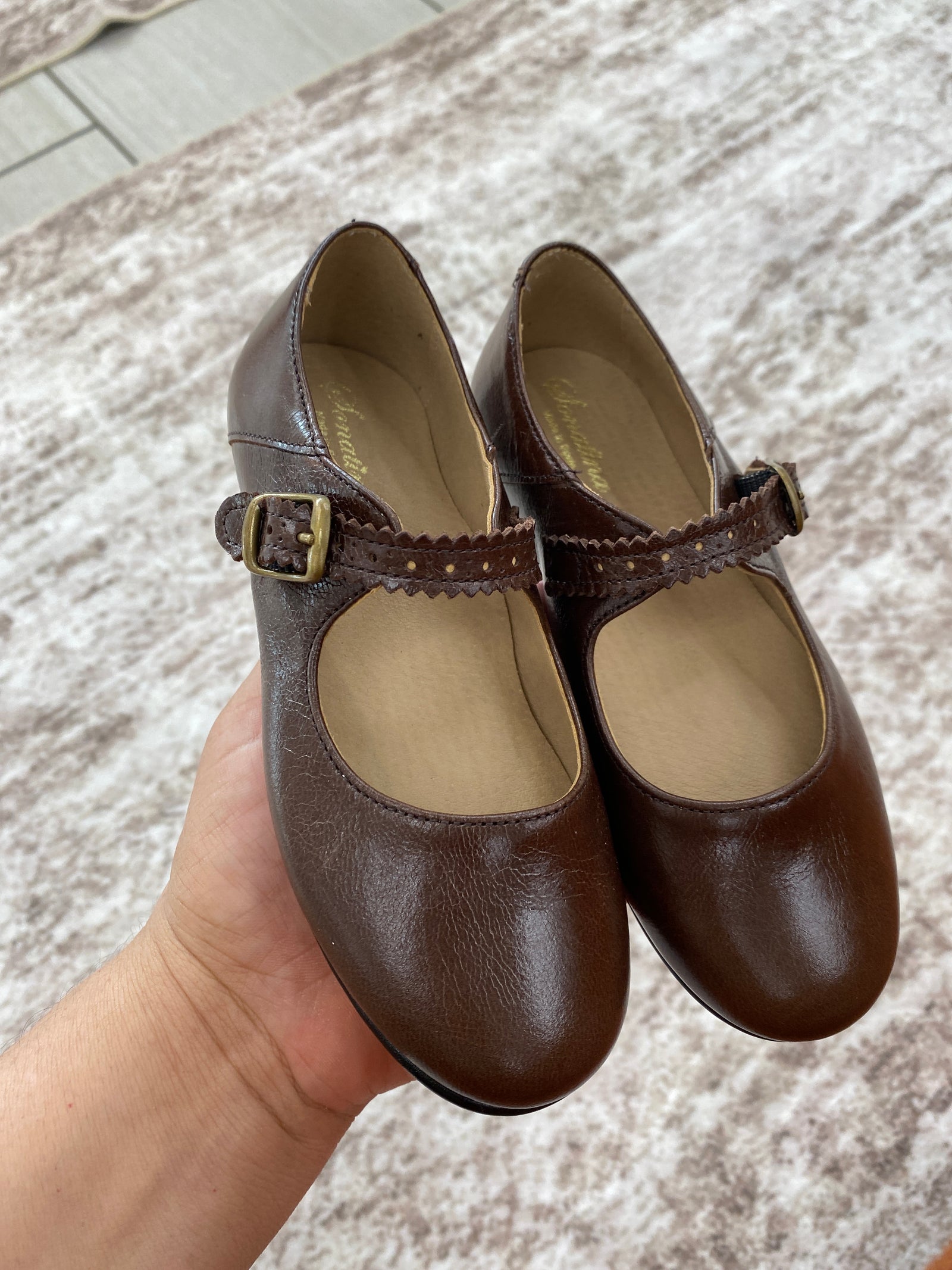 Sonatina Vintage Luggage Mary Jane-Tassel Children Shoes