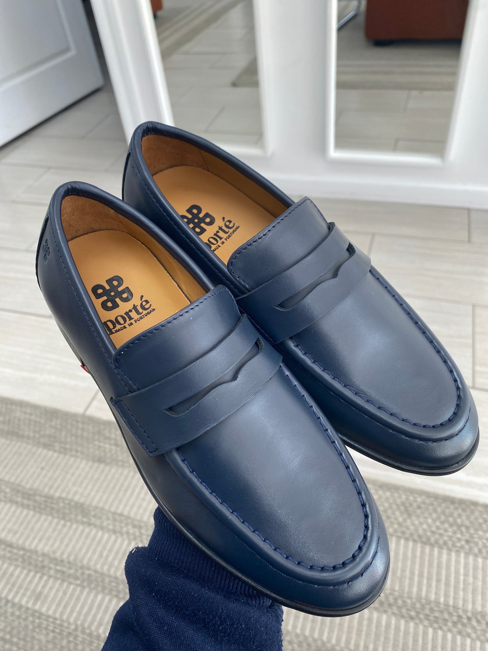 Porte Navy Penny Dress Loafer-Tassel Children Shoes