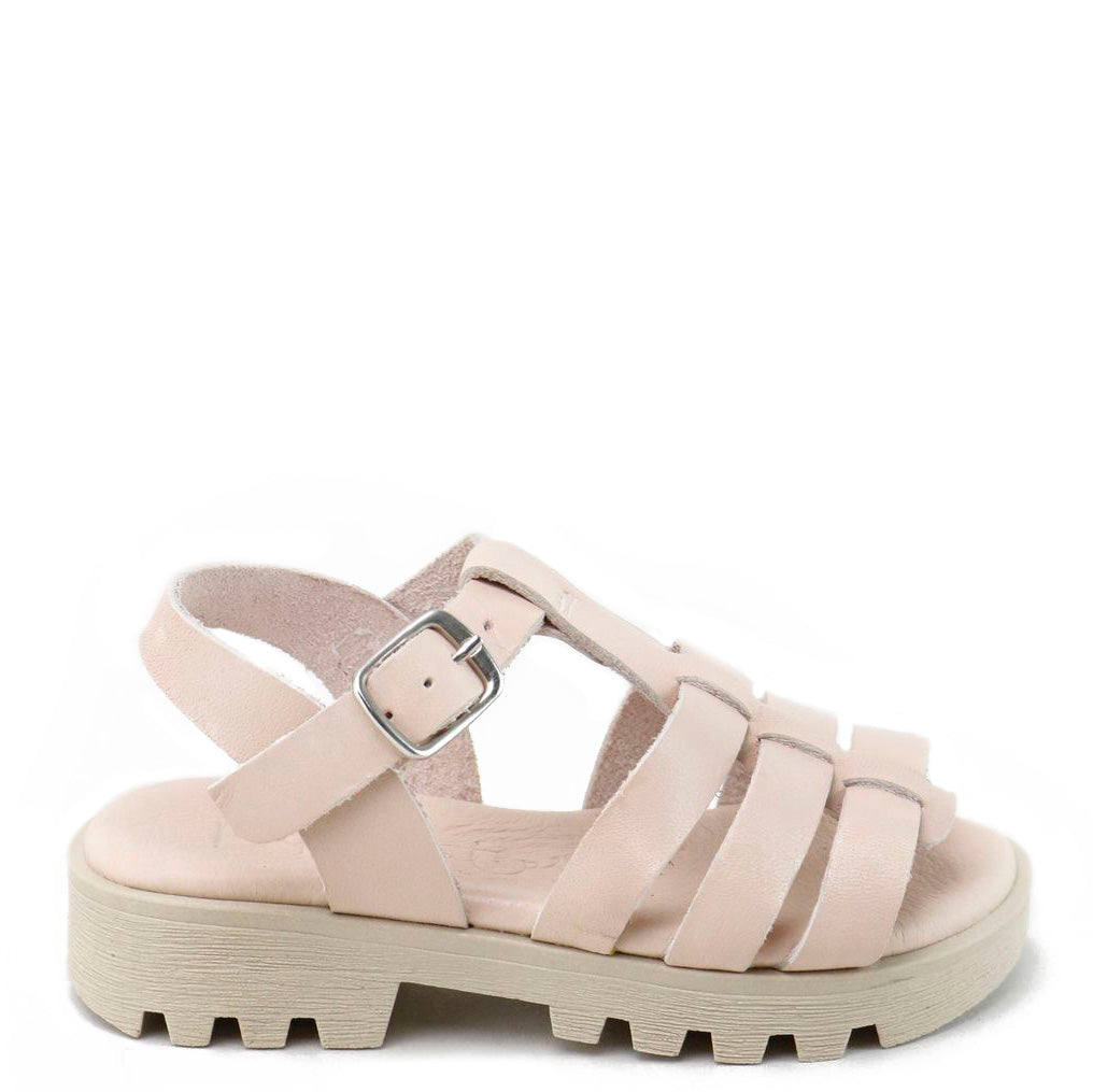 Papanatas Skin Gladiator Sandal-Tassel Children Shoes