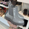 Native Silver Glitter Rain Boot-Tassel Children Shoes