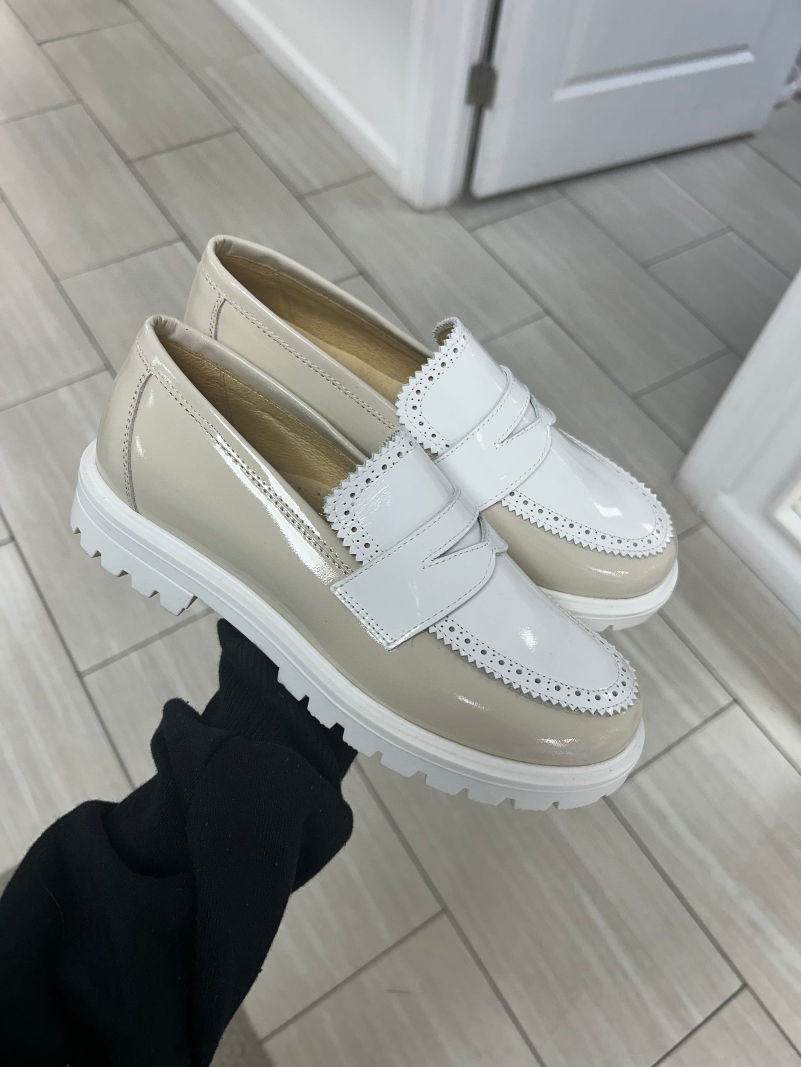 Spain+Co Latte Florentic Scalloped Penny Loafer-Tassel Children Shoes