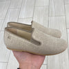 Manuela Natural Linen Smoking Loafer-Tassel Children Shoes