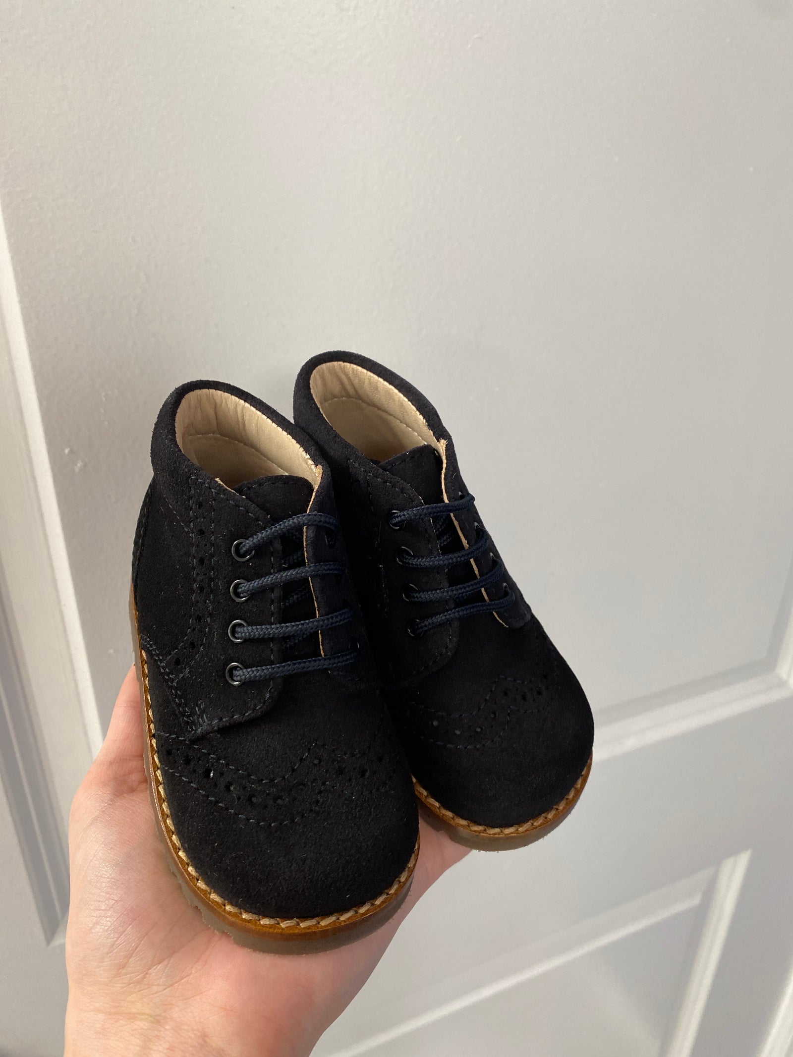 Beberlis Black Suede Baby Boot-Tassel Children Shoes