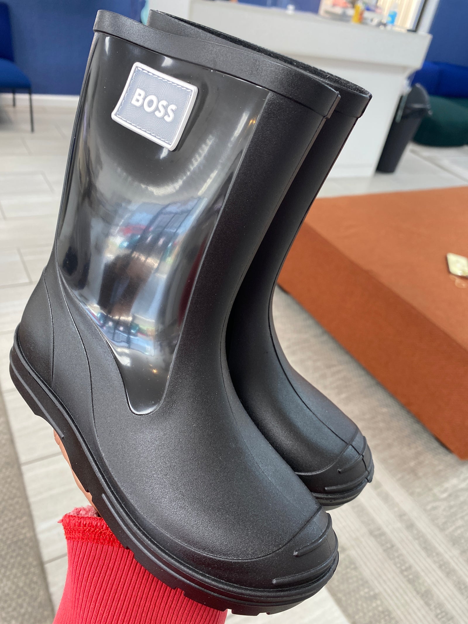 Hugo Boss Black Rainboot-Tassel Children Shoes